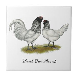 Nederlandse kippen tegeltje