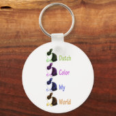 Nederlandse Kleur Mijn Wereld Sleutelhanger (Voorkant)