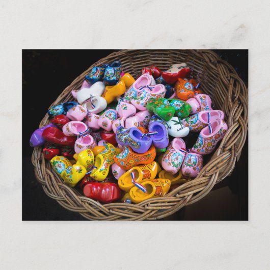 Nederlandse Klompen Briefkaart (Voorkant)