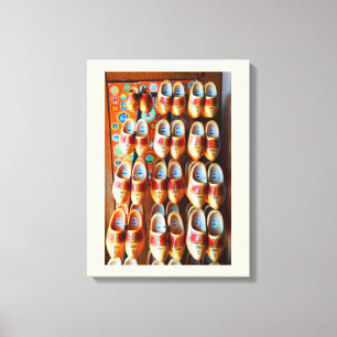 Nederlandse Klompen Canvas Afdruk