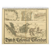 Nederlandse koloniale kaarten kalender (Hoes)