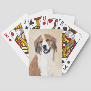 Nederlandse Kooikerhondje Schilderij - Honden Kuns Pokerkaarten