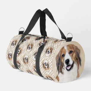 Nederlandse Kooikerhondje Schilderij Pet Dog Art Plunjezak