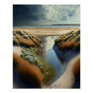 Nederlandse Kustduinen Perfect Poster