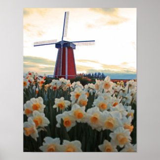Nederlandse lente poster