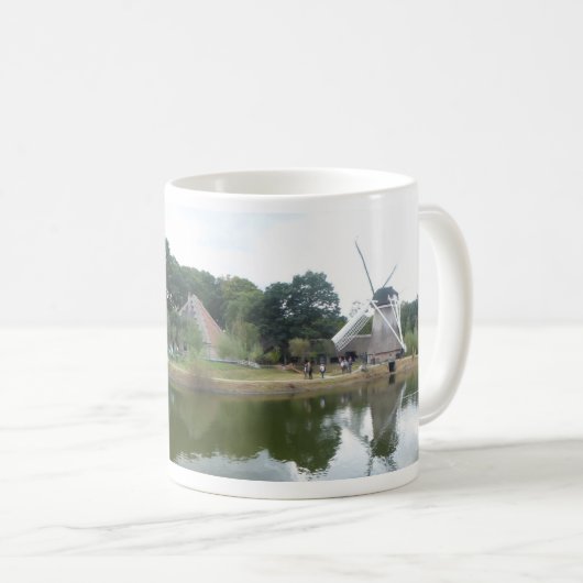 Nederlandse Mill Reflection Panoramic Coffee Mok (Voorkant rechts)