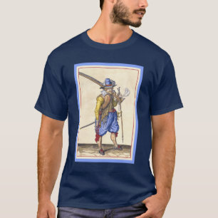 Nederlandse Musketeer T-Shirt uit graving door DeG