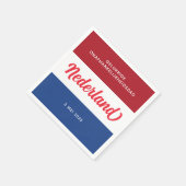 Nederlandse Onafhankelijkheidsdag Servet (Hoek)