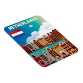 Nederlandse reisposter magneet (Rechterzijde)