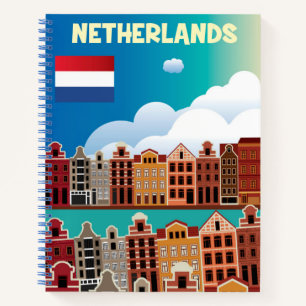 Nederlandse reisposter notitieboek
