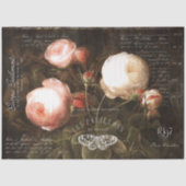 Nederlandse Rozen en Ephemera-ontkoppeling Tissuepapier (Voorkant)