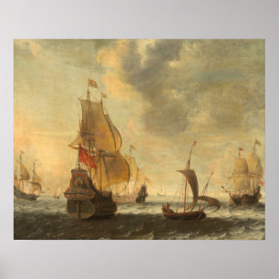 Nederlandse Schepen - Adriaensz Bellevois Fine Art Poster