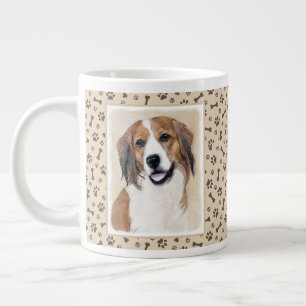 Nederlandse Schilderen Kooikerhondje - Dog Art Extra Grote Beker