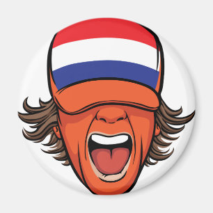 Nederlandse sportfan magneet