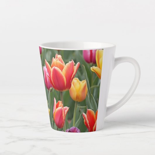 Nederlandse Tulpen Latte Mok (Rechts)