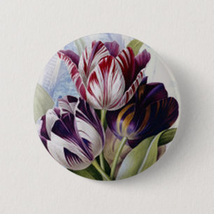 Nederlandse Tulpen Ronde Button 5,7 Cm