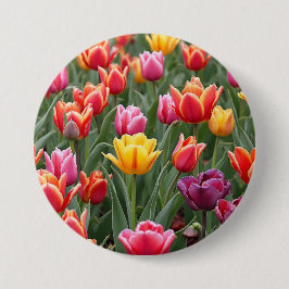 Nederlandse Tulpen Ronde Button 7,6 Cm