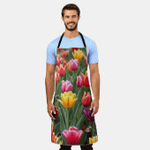Nederlandse Tulpen Schort (Gedragen)