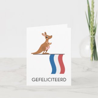 Nederlandse Verjaardag Kaart – Gefeliciteerd