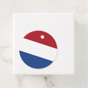 Nederlandse vlag bedankjes labels