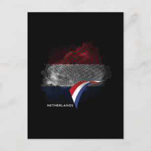 Nederlandse vlag briefkaart