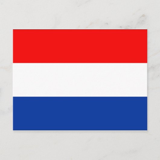 Nederlandse vlag briefkaart (Voorkant)