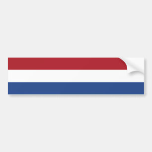 Nederlandse vlag bumpersticker