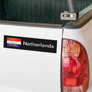 Nederlandse vlag bumpersticker