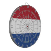 Nederlandse vlag dartbord (Voorkant Links)