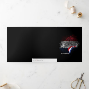 Nederlandse vlag drieluik kaart