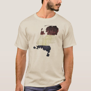 Nederlandse vlag en kaart 2 T-shirt
