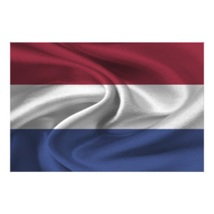 Nederlandse vlag foto afdruk