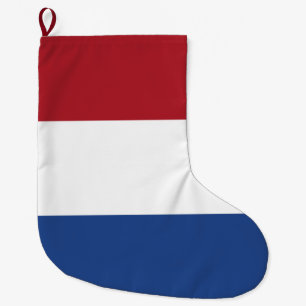 Nederlandse vlag grote kerstsok