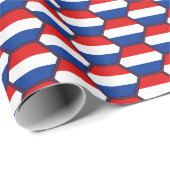 Nederlandse Vlag Honeycomb Wrapping Paper Cadeaupapier (Rol Hoek)