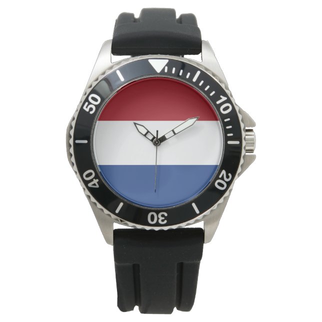 Nederlandse vlag horloge (Voorkant)