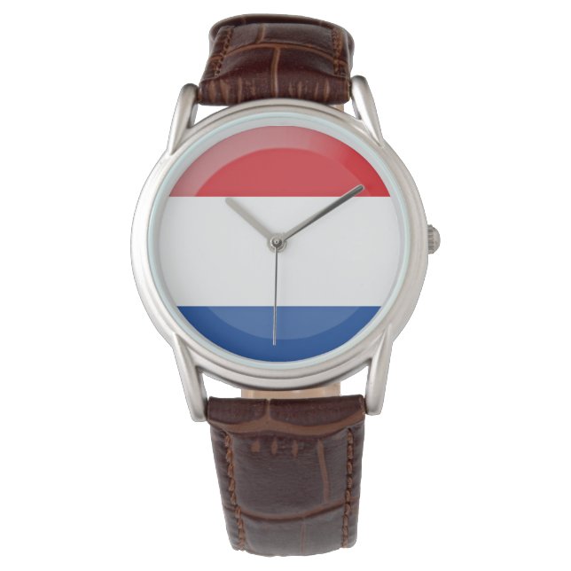 Nederlandse vlag horloge (Voorkant)