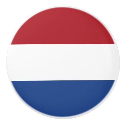 Nederlandse vlag keramische knop (Voorkant)