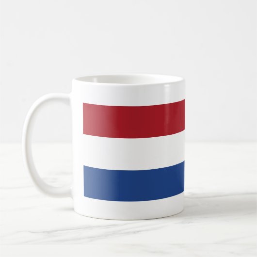 Nederlandse vlag koffiemok (Links)