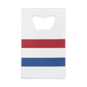 Nederlandse vlag kredietkaart flessenopener (Achterkant)