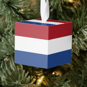 Nederlandse vlag kubus ornament