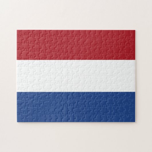 Nederlandse vlag legpuzzel (Horizontaal)