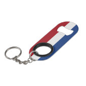Nederlandse vlag mini flessenopener (Voorkant Gekanteld)