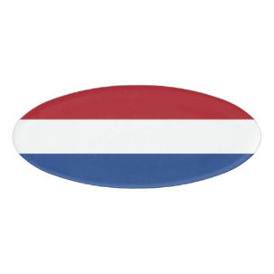 Nederlandse vlag naambadge