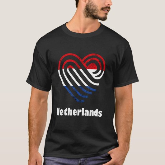 Nederlandse vlag Nederlandse vlag Nederlandse Nede T-shirt (Voorkant)