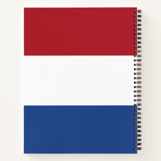 Nederlandse vlag notitieboek (Achterkant)