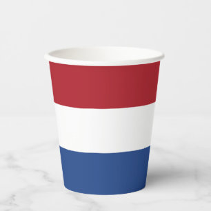 Nederlandse vlag papieren bekers