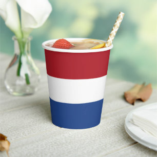 Nederlandse vlag papieren bekers
