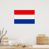 Nederlandse vlag poster (Keuken)