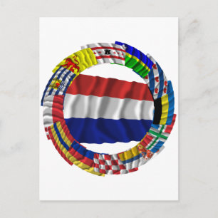 Nederlandse vlag Ring Briefkaart