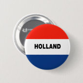 Nederlandse vlag ronde button 5,7 cm (Voorkant /achterkant)